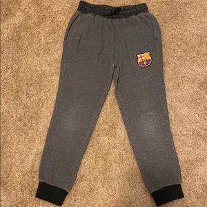 FCB soccer jogger pants